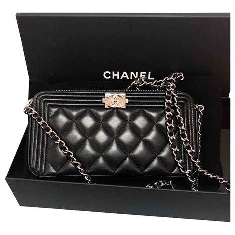 chanel boy bag chain replacement|Chanel wallet on chain price.